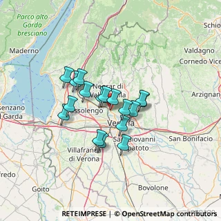 Mappa Via Sottomonte, 37124 Verona VR, Italia (9.79941)