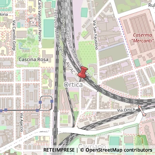 Mappa Via Rosso di San Secondo,  7, 20134 Milano, Milano (Lombardia)