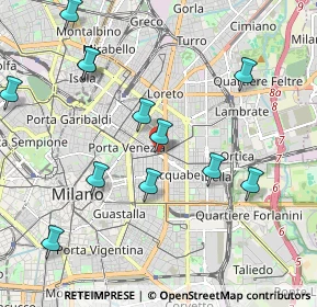 Mappa Piazza Maria Adelaide di Savoia, 20129 Milano MI, Italia (2.23833)