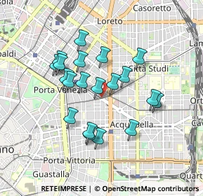 Mappa Piazza Maria Adelaide di Savoia, 20129 Milano MI, Italia (0.7675)