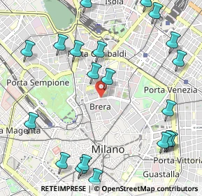 Mappa Angolo, 20121 Milano MI, Italia (1.3675)