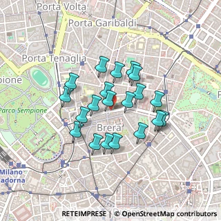 Mappa Piazza San Marco, 20121 Milano MI, Italia (0.342)