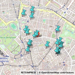 Mappa Piazza San Marco, 20121 Milano MI, Italia (0.5345)