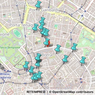Mappa Angolo, 20121 Milano MI, Italia (0.5305)
