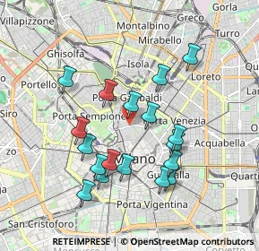 Mappa Angolo, 20121 Milano MI, Italia (1.72167)
