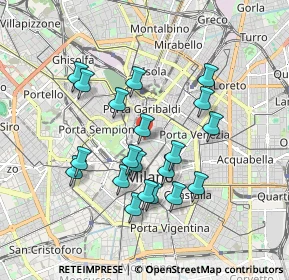 Mappa Angolo, 20121 Milano MI, Italia (1.6595)
