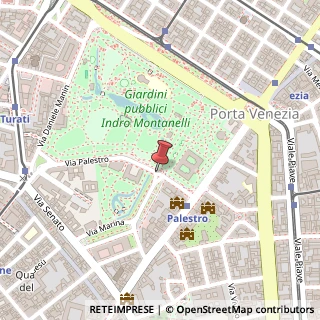 Mappa Via Palestro,  20, 20121 Milano, Milano (Lombardia)