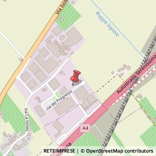 Mappa Via del Progresso, 45, 36054 Montebello Vicentino, Vicenza (Veneto)
