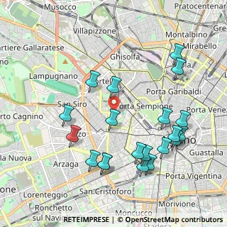 Mappa Viale Belisario, 20145 Milano MI, Italia (2.1895)