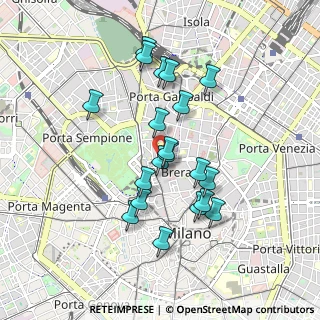 Mappa Piazza Paolo VI, 20121 Milano MI, Italia (0.806)