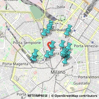 Mappa Piazza Paolo VI, 20121 Milano MI, Italia (0.7055)