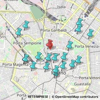 Mappa Piazza Paolo VI, 20121 Milano MI, Italia (1.0835)