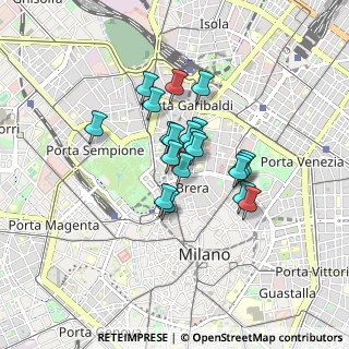 Mappa Via S. Simpliciano, 20121 Milano MI, Italia (0.5855)