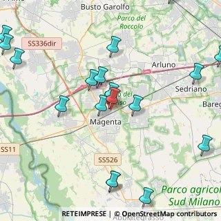 Mappa Via Carlo Pisacane, 20013 Magenta MI, Italia (5.55421)