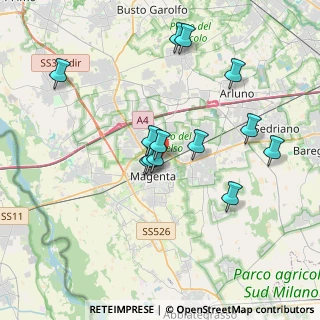 Mappa Via Carlo Pisacane, 20013 Magenta MI, Italia (3.42769)
