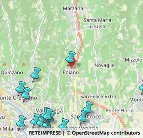 Mappa Via Poiano, 37142 Poiano VR, Italia (3.21133)