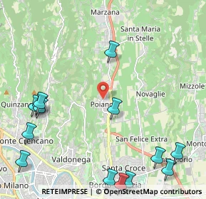 Mappa Via Poiano, 37142 Poiano VR, Italia (2.99071)