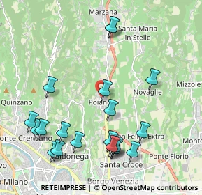 Mappa Via Poiano, 37142 Poiano VR, Italia (2.328)