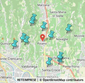 Mappa Via Poiano, 37142 Poiano VR, Italia (1.92182)