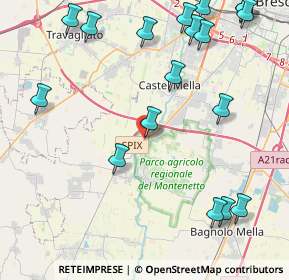 Mappa 25030 Capriano del Colle BS, Italia (5.56889)