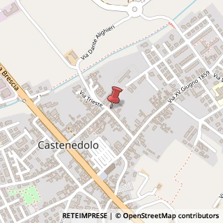 Mappa Via Dante Alighieri, 22, 25014 Castenedolo, Brescia (Lombardia)