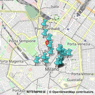 Mappa Piazzetta San Marco, 20121 Milano MI, Italia (0.7595)
