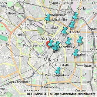 Mappa Piazzetta San Marco, 20121 Milano MI, Italia (1.73833)