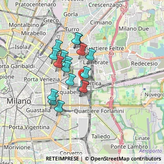 Mappa Via Visconti D'aragona Alessandro, 20133 Milano MI, Italia (1.37353)