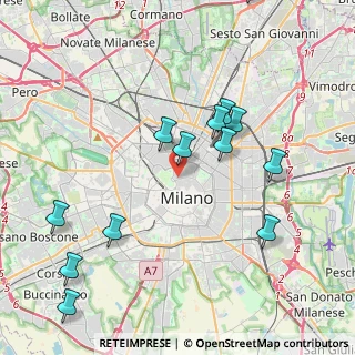 Mappa Via Delio Tessa, 20121 Milano MI, Italia (4.85643)