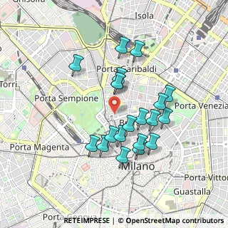 Mappa Via Delio Tessa, 20121 Milano MI, Italia (0.79)