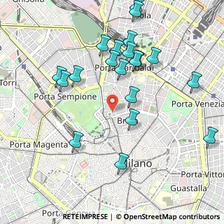 Mappa Via Delio Tessa, 20121 Milano MI, Italia (1.08)