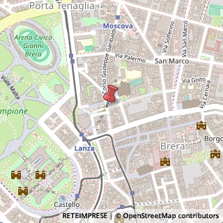 Mappa Via Delio Tessa, 1, 20121 Milano, Milano (Lombardia)