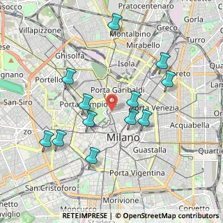 Mappa Via Delio Tessa, 20121 Milano MI, Italia (1.91333)