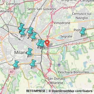 Mappa Via Camillo e Otto Cima, 20134 Milano MI, Italia (4.53667)