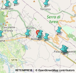 Mappa Via Ricca, 10012 Bollengo TO, Italia (2.61615)