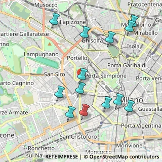 Mappa Columbus Clinic Center, 20146 Milano MI, Italia (2.25154)