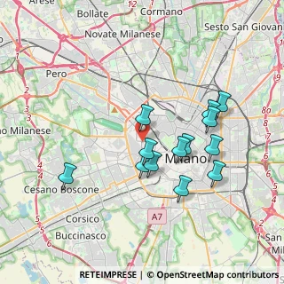 Mappa Columbus Clinic Center, 20146 Milano MI, Italia (3.34462)