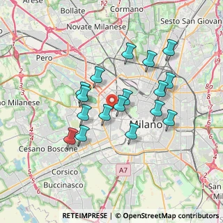 Mappa Columbus Clinic Center, 20146 Milano MI, Italia (3.10765)