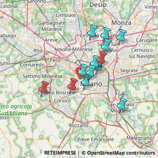 Mappa Columbus Clinic Center, 20146 Milano MI, Italia (6.02923)