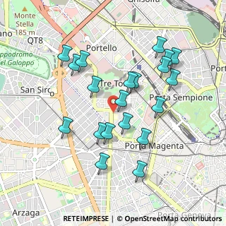 Mappa Columbus Clinic Center, 20146 Milano MI, Italia (0.908)