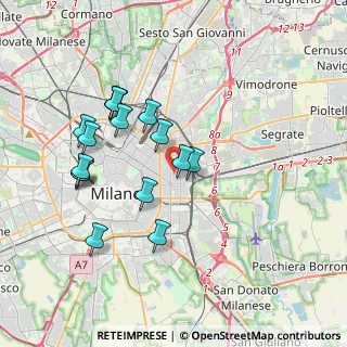 Mappa Via Guido Reni, 20133 Milano MI, Italia (3.56438)