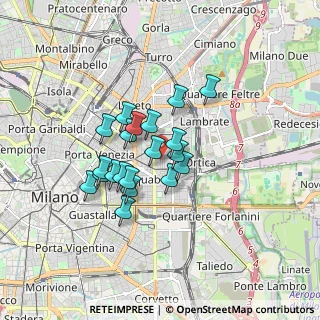 Mappa Via Guido Reni, 20133 Milano MI, Italia (1.2685)