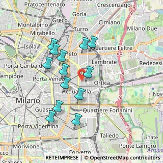 Mappa Via Guido Reni, 20133 Milano MI, Italia (1.69231)