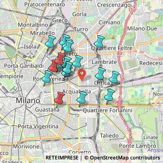 Mappa Via Guido Reni, 20133 Milano MI, Italia (1.4535)