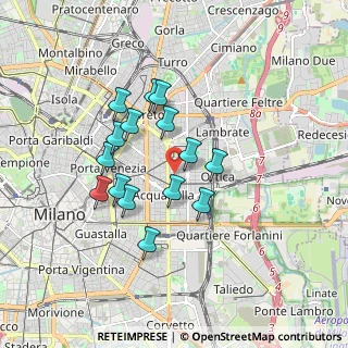 Mappa Via Guido Reni, 20133 Milano MI, Italia (1.46733)
