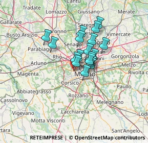 Mappa Via Matteo Civitali, 20147 Milano MI, Italia (8.95167)