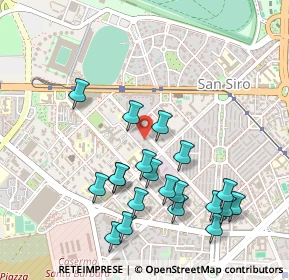 Mappa Via Matteo Civitali, 20147 Milano MI, Italia (0.521)