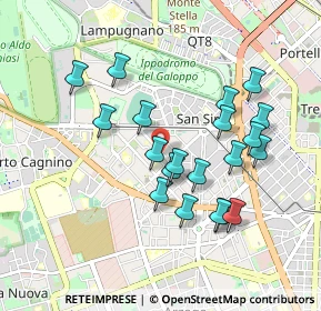 Mappa Via Matteo Civitali, 20147 Milano MI, Italia (0.859)