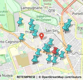 Mappa Via Matteo Civitali, 20147 Milano MI, Italia (0.9875)