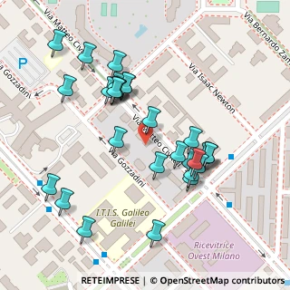Mappa Via Matteo Civitali, 20147 Milano MI, Italia (0.12143)